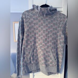 Champion Gray and Black Logo Hoodie